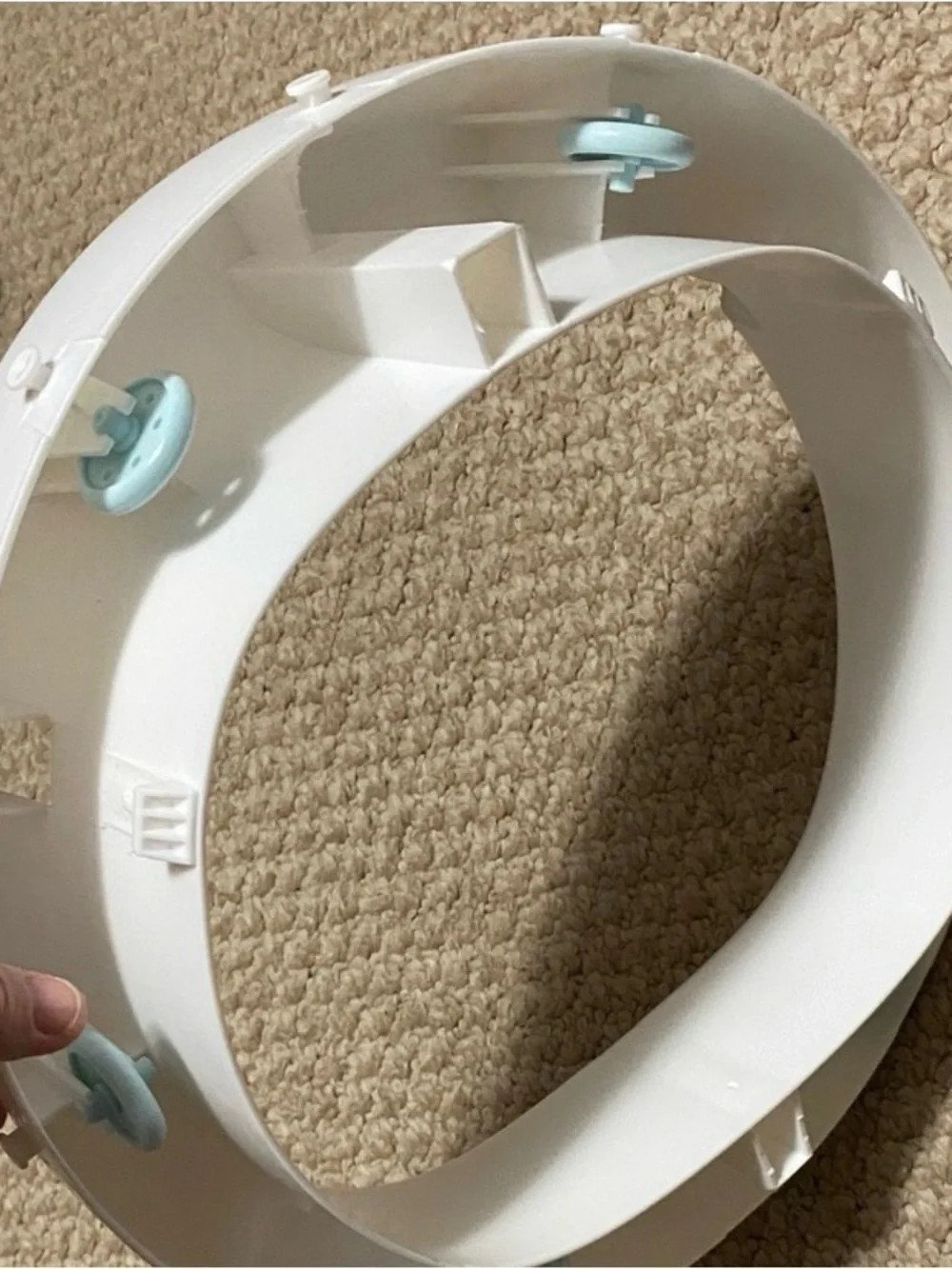 Skip hop activity table swivel seat replacement part silver lining cloud